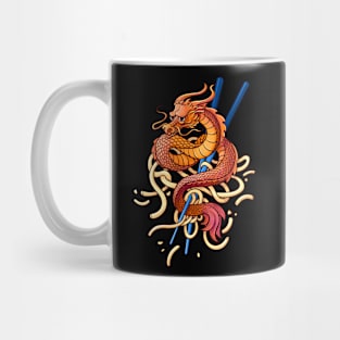 Noodle Dragon on Chopsticks Mug